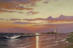Sunrise-at-St-Marys-lighthouse-Whitley-Bay